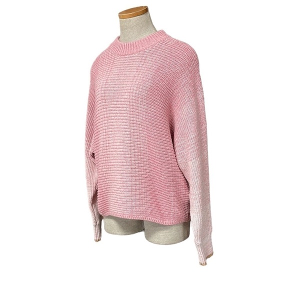 Splendid Collection Pullover Sweater Knit Ombre Pink Size Large L - Picture 3 of 14
